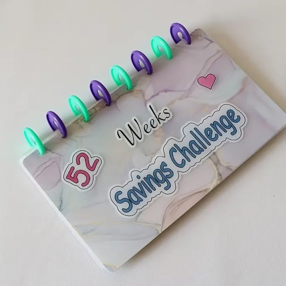 52 weeks Savings Challenge Binder